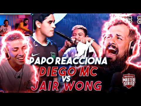 PAPO REACCIONA DIEGO MC VS JAIR WONG / MINUTOS LIBRES / FMS PERU 2021 JORNADA 9
