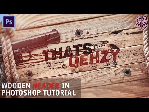 Tutorial: Wooden Header in Photoshop by Qehzy