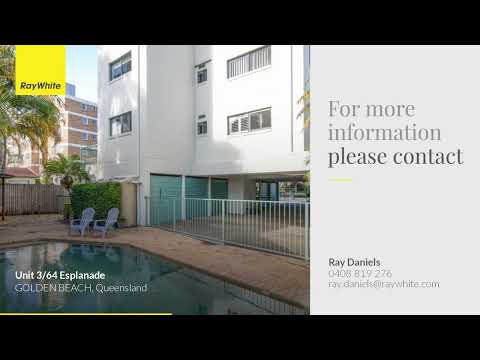 Unit 3/64 Esplanade, Golden Beach, QLD 4551, 2 slaapkamers, 1 badkamers, Unit