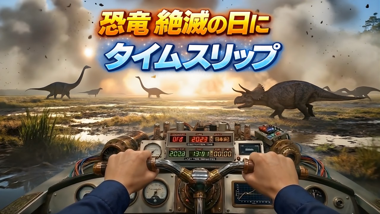 【白亜紀】恐竜が絶滅した日にタイムトラベル｜没入型AI体験