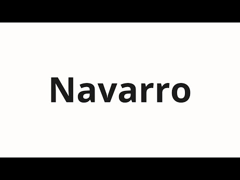 How to pronounce Navarro | Наварро (Navarro in Russian)