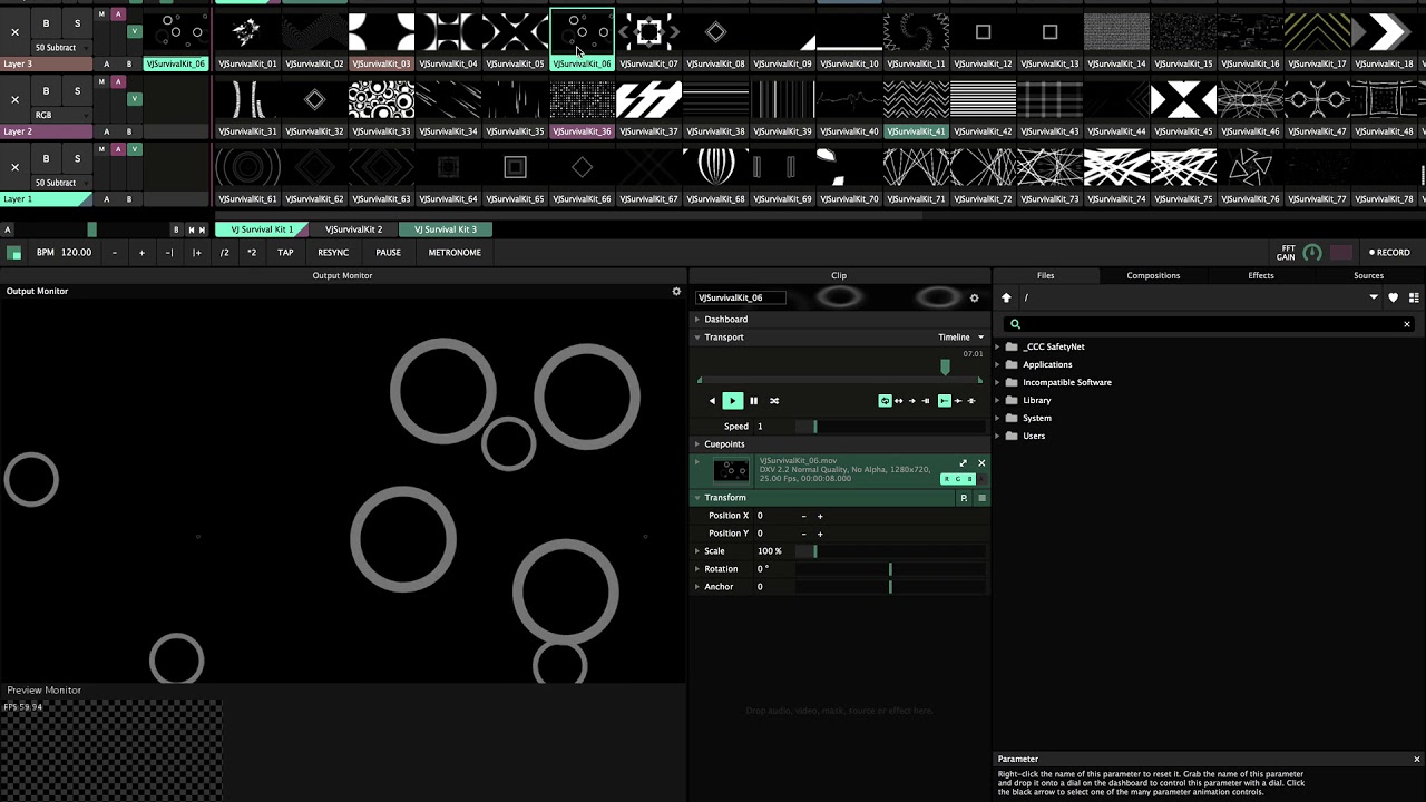Resolume Tutorial - Media Manager