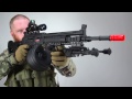Product video for DBoys Full Metal Heavy Duty Spring-Loaded Universal Bipod for Airsoft Rifles - Adjustable & Folding