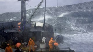 TOP 10 SHIPS IN HORRIBLE STORMS CAUGHT ON CAMERA #2