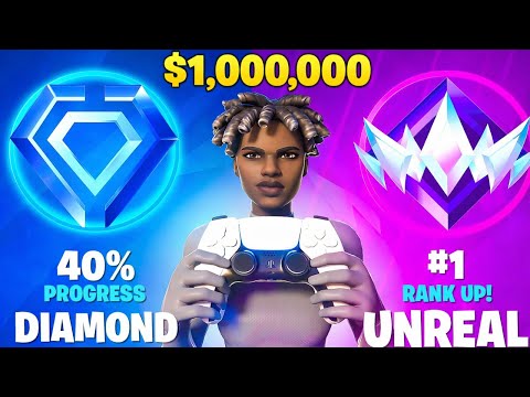 Diamond To Unreal Speedrun But its for $1,000,000.. + BEST *NEW* Controller Settings