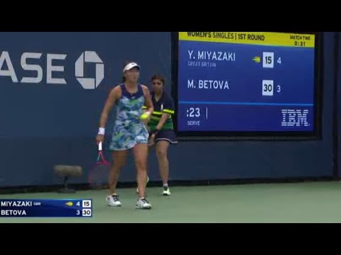 Yuriko Miyazaki 🇬🇧 Vs Margarita Betova 🇷🇺 US Open Tennis R1