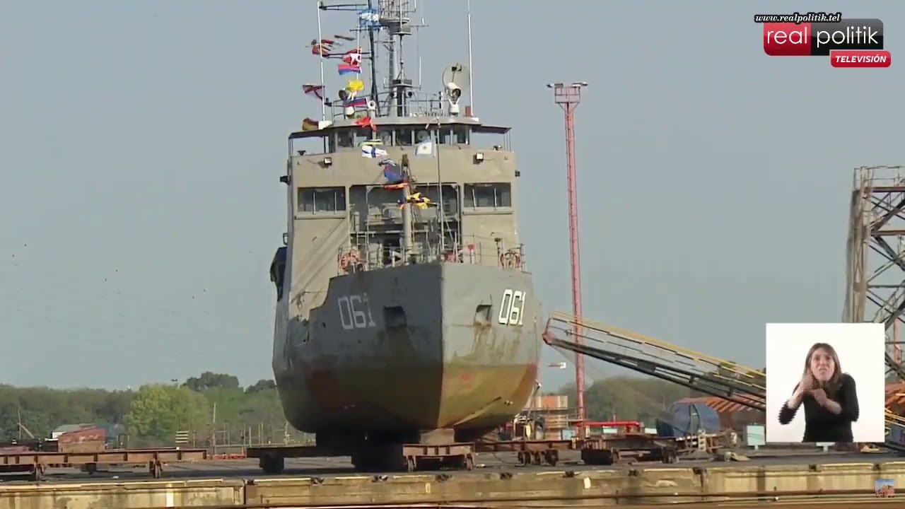 Alberto Fernández presenta el Fondo Nacional de Defensa en el Astillero Tandanor