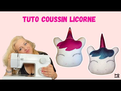 Coussin Licorne - Tuto Couture DIY