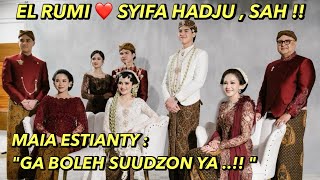 Download lagu MENJELANG AKAD NIKAH EL RUMI & SYIFA HADJU , MAIA ESTIANTY SENTIL 'GA BOLEH SUUDZON YA!!' mp3