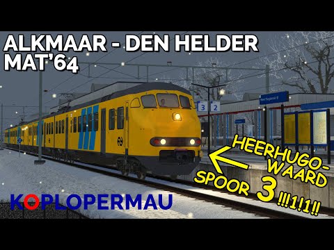 Train Simulator Classic 2024: Mat'64 van Alkmaar naar Den Helder in de sneeuw! 🌨️❄️