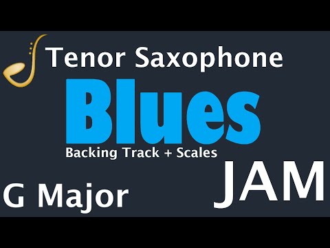 Tenor Saxophone Blues Jam in G Major -  Backing Track | Improvisation