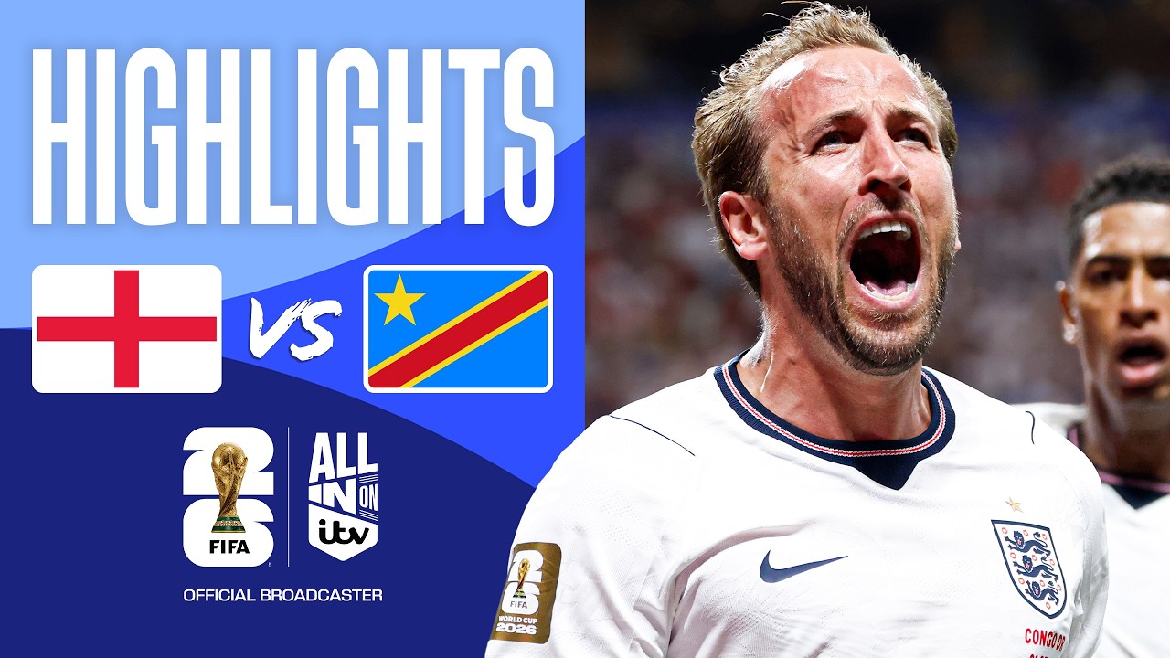 HIGHLIGHTS - England v DR Congo | Heroic final 15-mins! | FIFA World Cup 2026 - YouTube