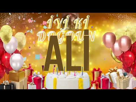 ALİ - Doğum Günün Kutlu Olsun Ali