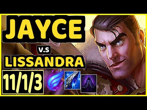 RUBY (JAYCE) vs LISSANDRA - 11/1/3 KDA MID GAMEPLAY - KR Ranked GRANDMASTER