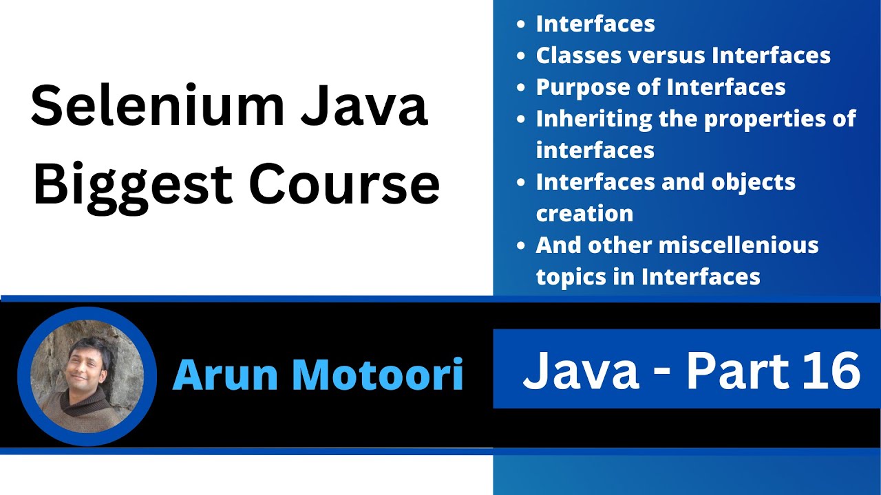Java - Part 16 (Selenium Java Biggest Course)