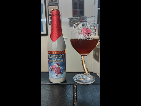 Bazza's 12 beers of Xmas day 8 - delirium Xmas 10% - Browerij huyge - review No. 840