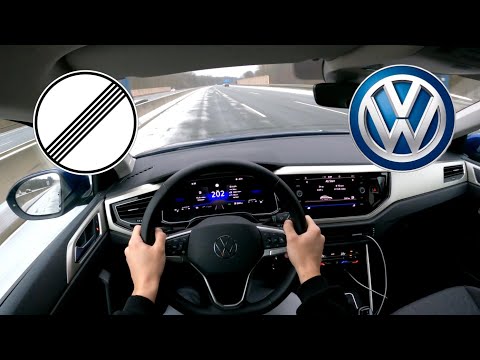 VOLKSWAGEN TAIGO 1.0TSI 116PS TOP SPEED GERMAN AUTOBAHN DRIVE POV🚀