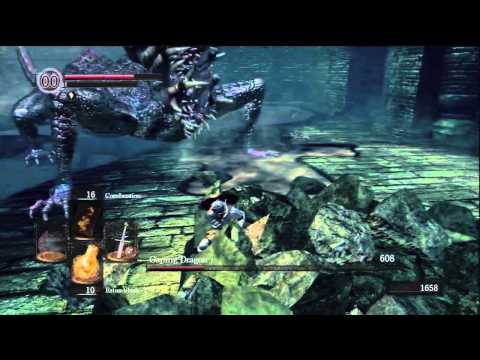 Dark Souls Gaping Dragon Boss Fight Walkthrough