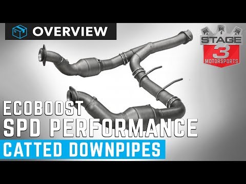 2017-2018 Raptor F150 3.5L EcoBoost SPD 3" Aluminzed Catted Downpipes