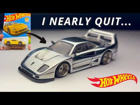 $2 Hot Wheels → 1 of 1 Ferrari F40 Art Piece