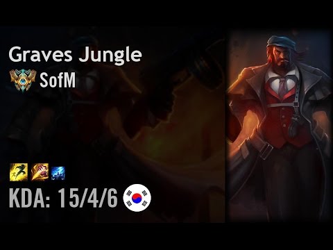 Graves Jungle vs Lee Sin - SofM - KR Challenger Patch 6.12