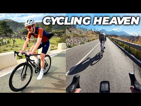 YouTube thumbnail for a Costa Blanca cycling video