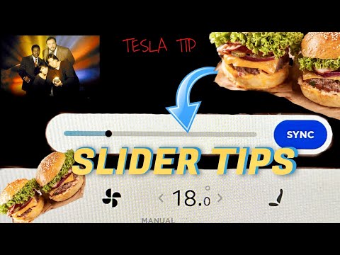 Tesla Tip : Easily Change the Temp/Volume Sliders