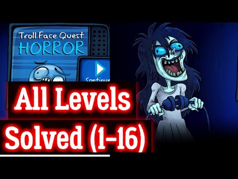 Troll Face Quest Horror All Levels Walk-through Android iOS