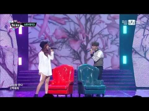140220 Soyou X JunggiGo - Some @ M! Countdown
