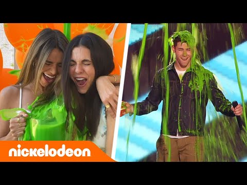Os 10 Melhores Banhos De Slime do Kid's Choice Awards | Nickelodeon em Português