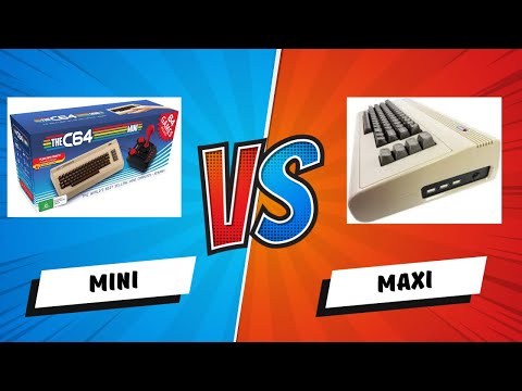 Quick Comparison- TheC64 Mini vs TheC64 Maxi -#thec64 #commodore64 #retrogames #c64mini #c64