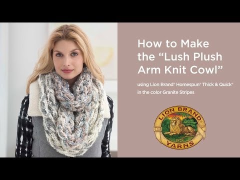 How to Make the "Lush Plush Arm Knit Cowl"