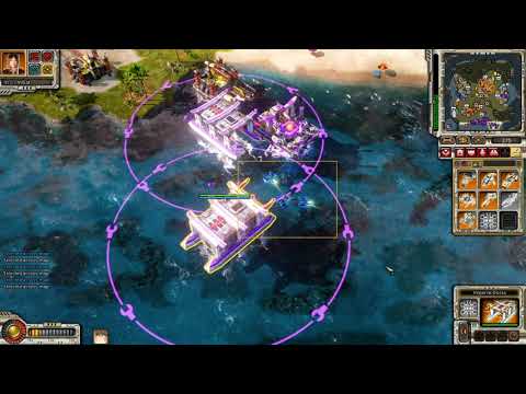 C&C: Red Alert 3 - Skirmish 3 VS 3 BRUTAL (Burn-Out Paradise)