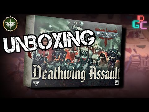 Unboxing the Warhammer 40k DEATHWING ASSAULT Box! - Dark Angels