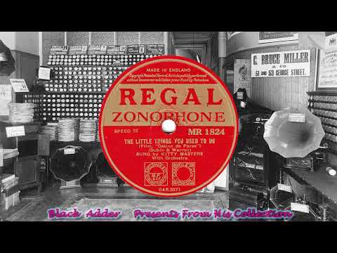 Kitty Masters - The Little Things You Used To Do(1935)