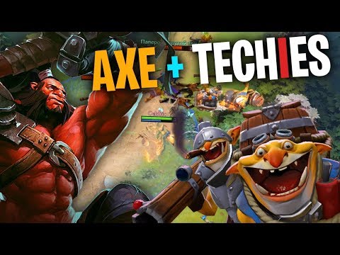 The Techies & Axe Strat - DotA 2 Full Match