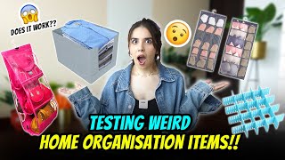 WTH?! Testing Weird Home Organisation Items from Amazon! Do they even work?? | Heli Ved
