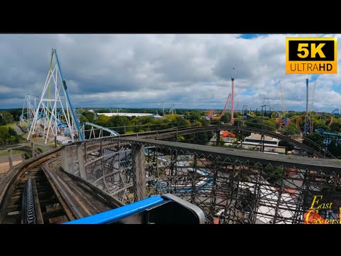 On-ride point of view of Hurler