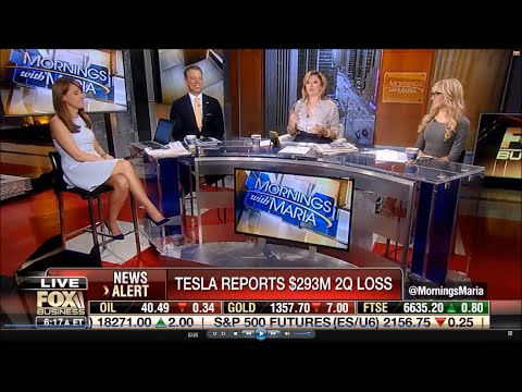 08-04-16 Kat Timpf on Mornings with Maria - Tesla Reports Earnings