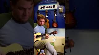Andy Zacharias demonstrates his ukulele bass skills on a Kala UBASS www davesislandin