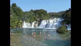 preview picture of video 'Croatia, KRKA national park waterfall 12'