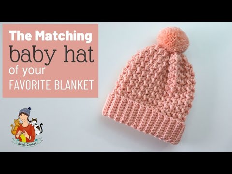 Crochet Fast And Easy Beginner Baby Hat / All Sizes