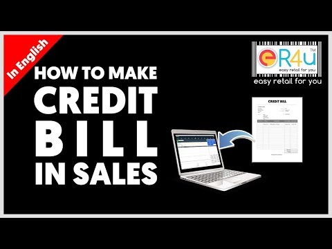 Generate Credit / Part Payment Invoice