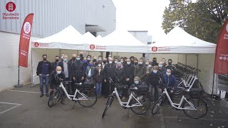 Acte de lliurament de bicicletes elèctriques als ens locals 2021