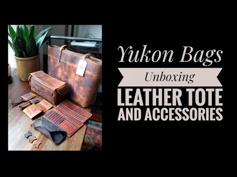 Leather Tote w/ Removeable Liner | Yukon Bags & Accessories | CrazyHorse Leather | Stocking Stuffers