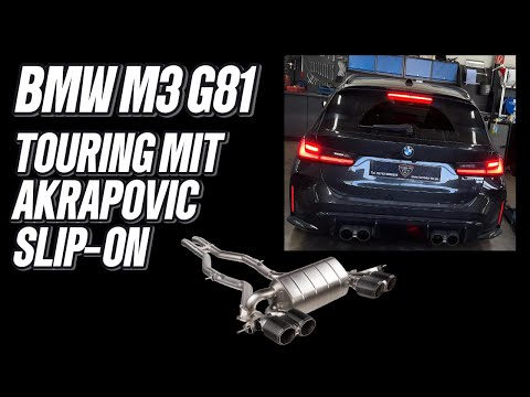 BMW M3 G81 TOURING MIT AKRAPOVIC SLIP-ON
