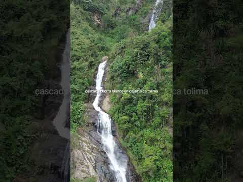 cascada chorro blanco en cajamarca tolima #paisajesextremos #turismo #vistashermosas #naturaleza