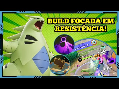 Tyranitar tanque é muito forte! | Pokémon Unite #1563
