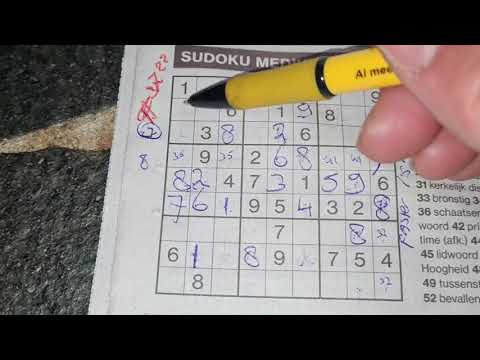 Social Distancing is back tomorrow! (#3722) Medium Sudoku puzzle 11-23-2021