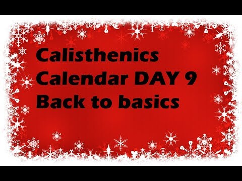 Calisthenics Calendar Day 9 - Back to basics